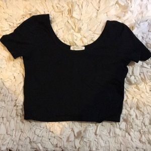 Black Crop Top